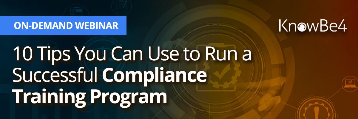 On-Demand Webinar: 10 Tips You Can Use to Run a Successful Compliance Training Program