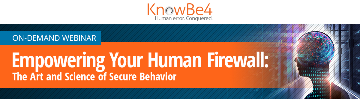 human firewall knowbe4